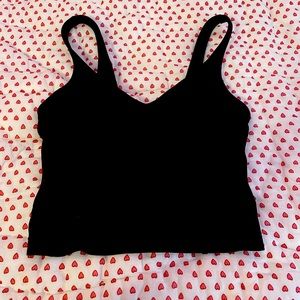 LULULEMON BLACK ALIGN TANK SIZE 0